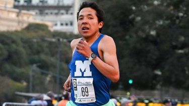Miguel Maza en la Media Maratón de Buenos Aires