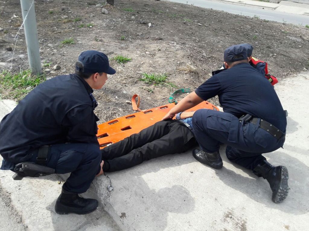 Heridos con la policía
