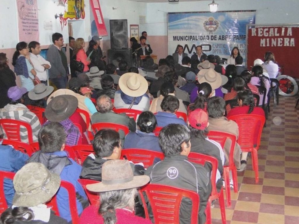 Entrega de regalías a las comunidades