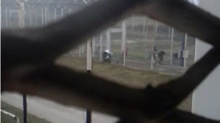 Una imagen tomada por otros presos de la fuga del pena de Santa Fe.
