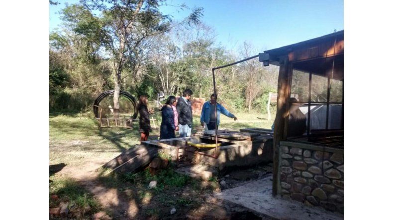Obras en la reserva natural