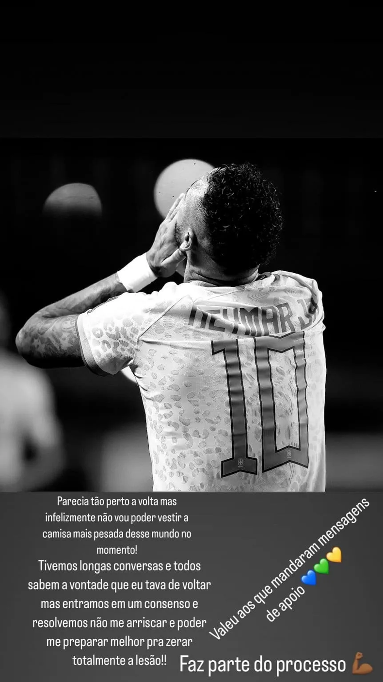 Neymar deberá esperar para volver a la Selección de Brasil
