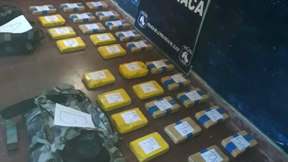 Incautan cocaína valuada en 12 millones de pesos durante un procedimiento en La Quiaca