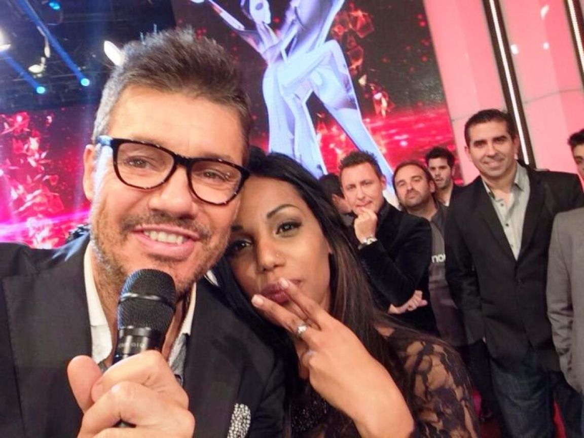Selfie entre Tinelli y Mi