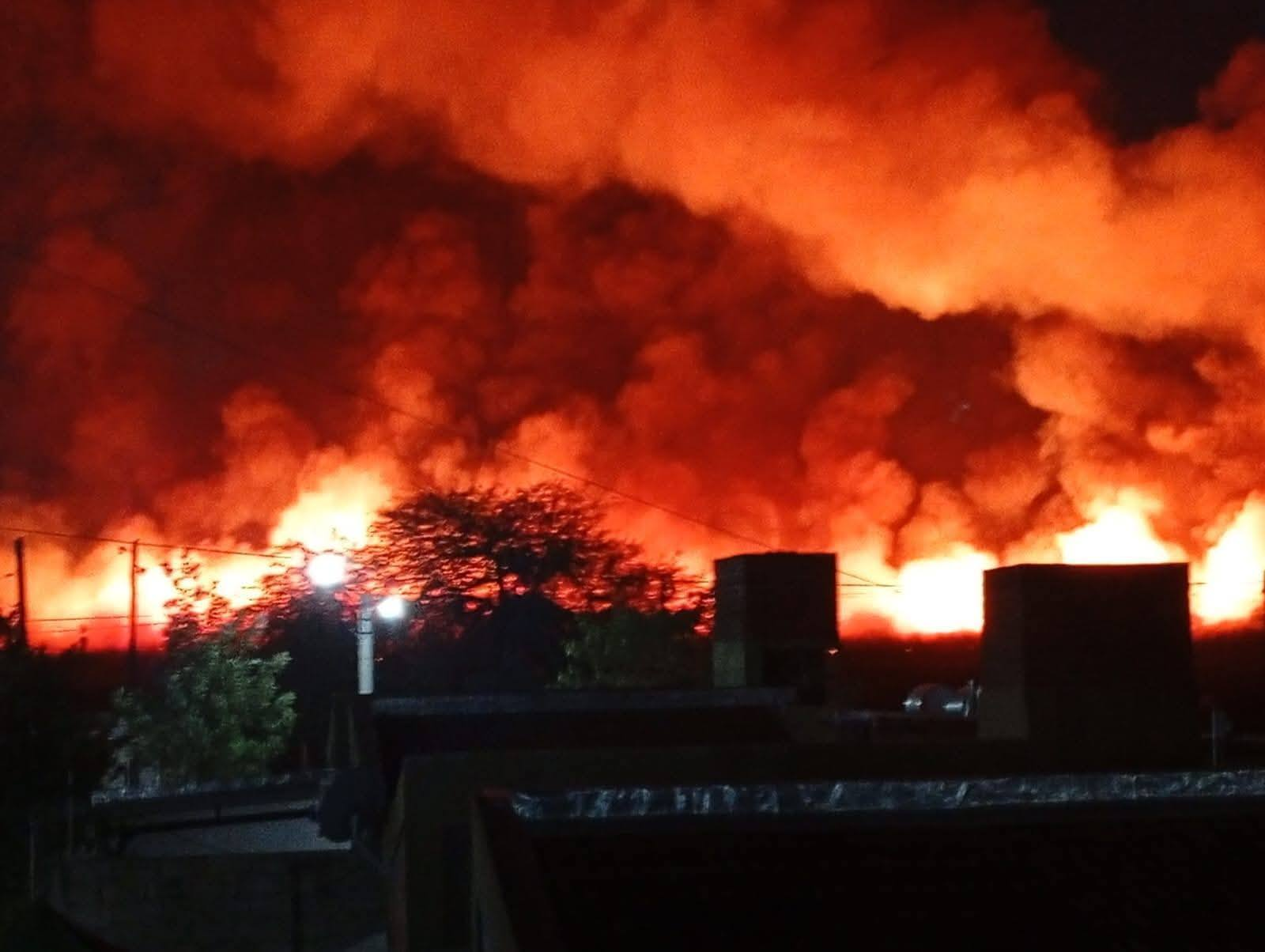 Incendio en Perico.
