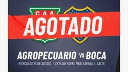 Boca Juniors en Salta: se agotaron las entradas en dos horas