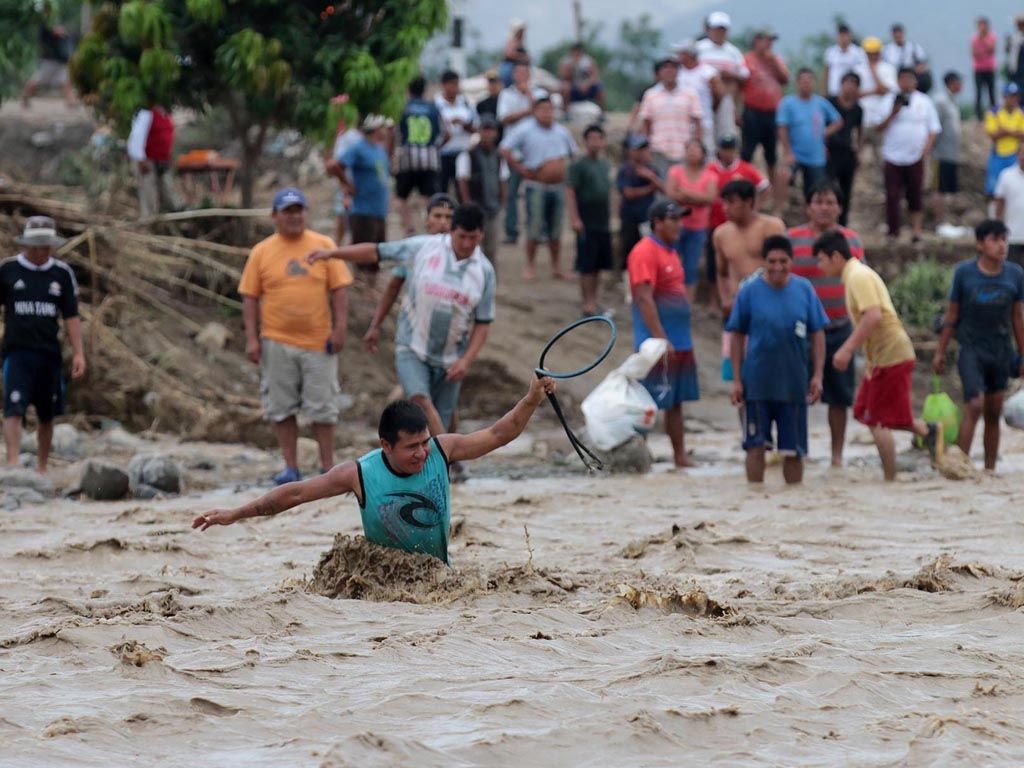 Inundaciones en Perú