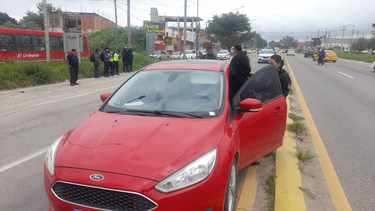 Choque múltiple en Alto Comedero.