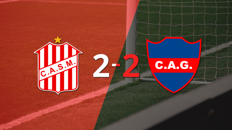 Vibrante 2-2 entre San Martín (T) y Güemes (SE)