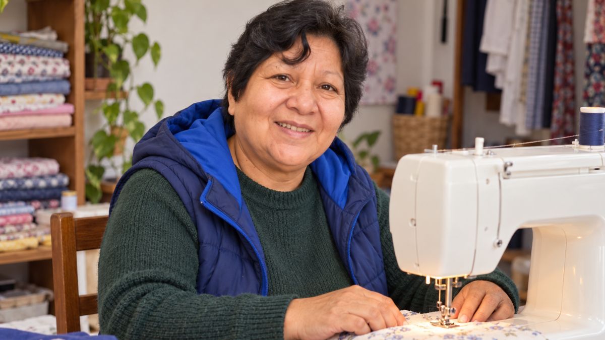 barbijos, batas y disfraces: la costurera jujena que sostuvo a su familia con una maquina de coser