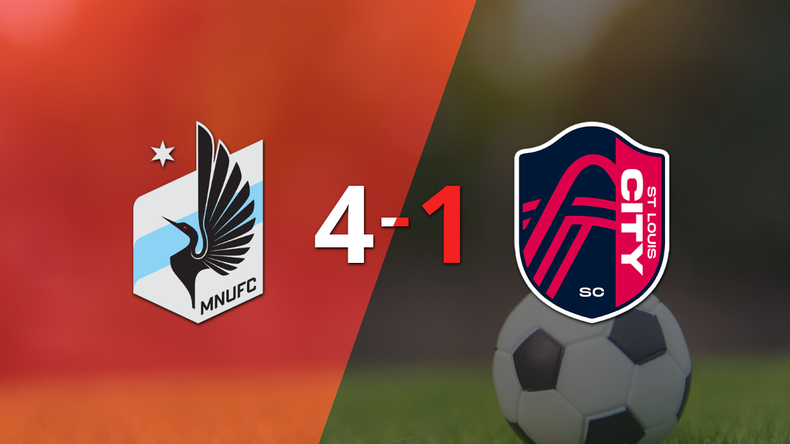 Jeong Sangbin impulsó la victoria de Minnesota United frente a St. Louis City con dos goles