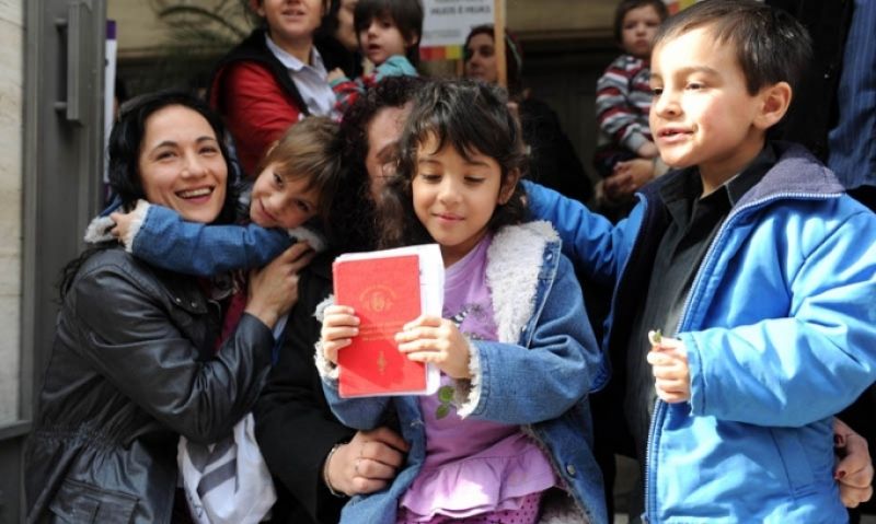 Niños doble apellido