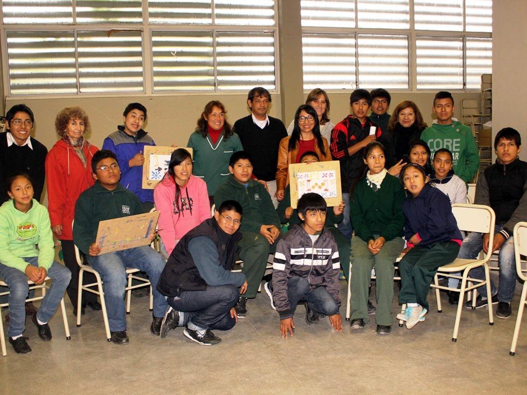 Taller de pintura en Hellen Keller