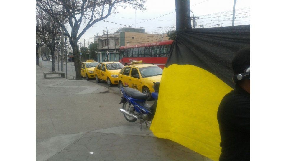 Protesta en Av. El Éxodo
