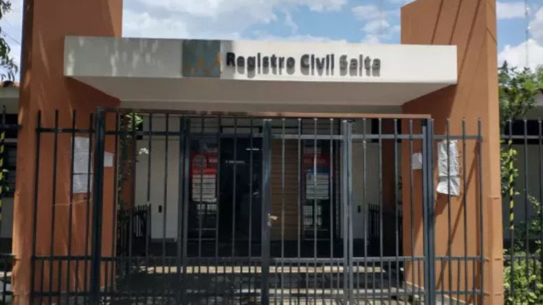 Registro Civil de Salta - Foto de archivo