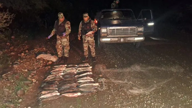Pesca ilegal en Salta.