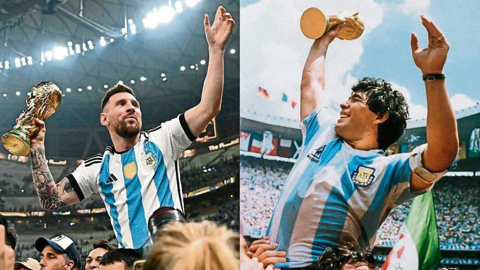 Maradona y Messi integran el "mejor equipo de todos los tiempos"
