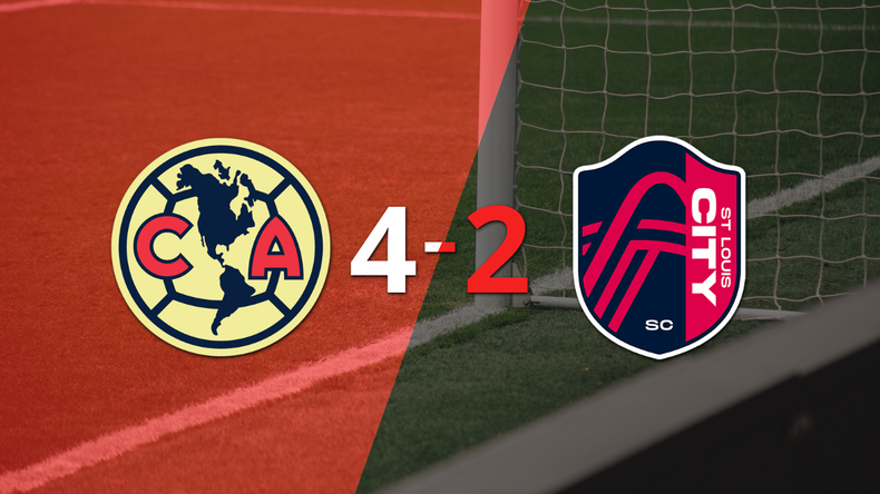 Club América se impuso ante St. Louis City y clasifica a Cuartos de Final