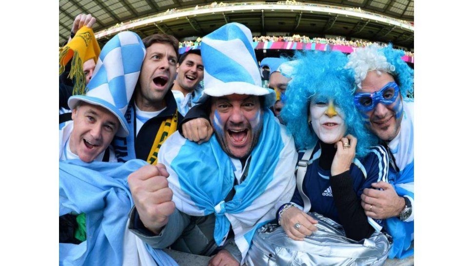 Hinchas argentinos