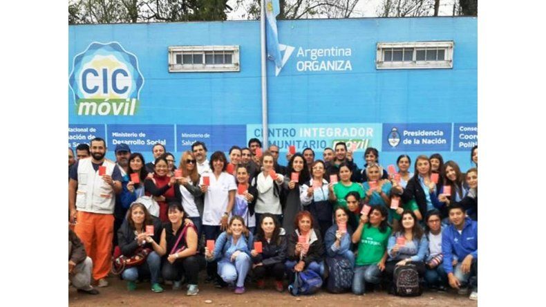 Profesionales del Tren Eva Perón