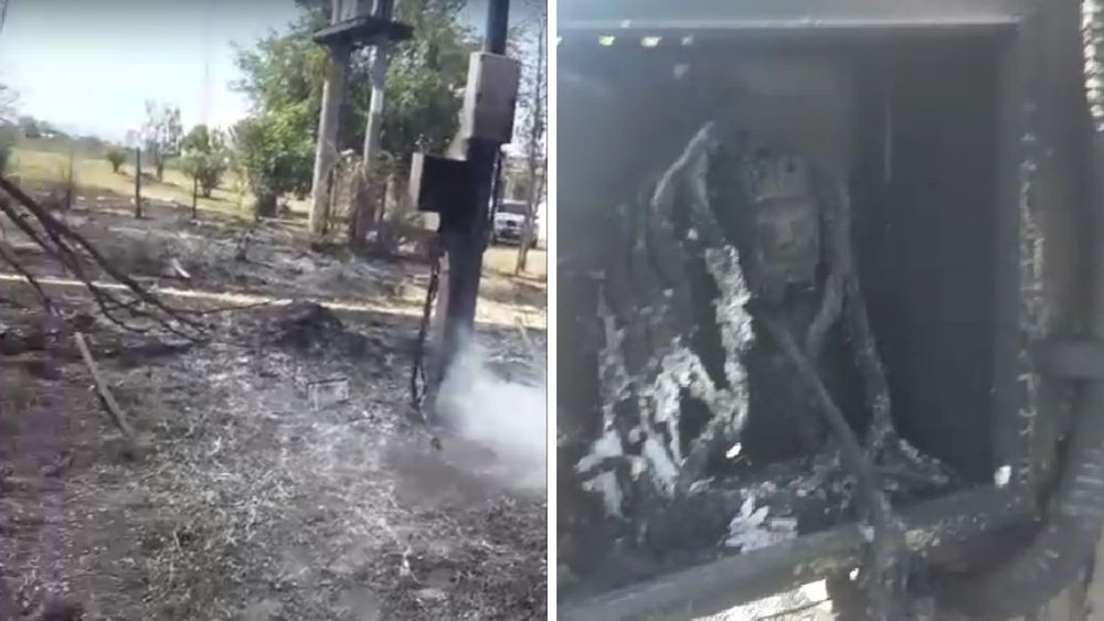 Incendieron el predio de Los Perales en Palpalá
