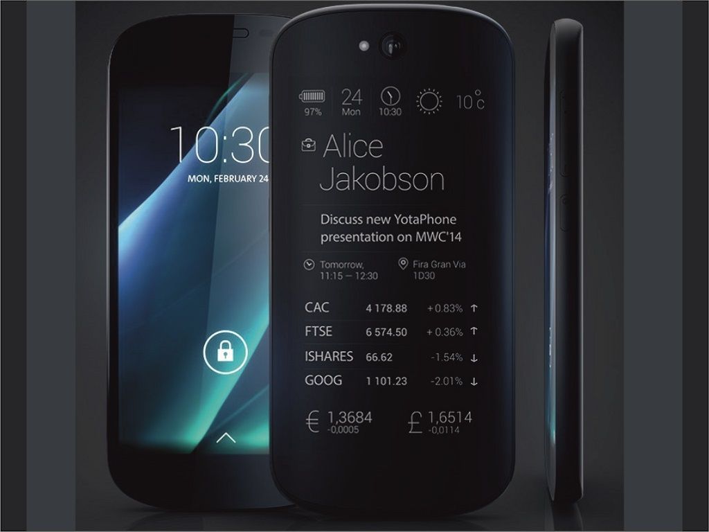 Yotaphone 2 el smartphone de 2 caras.