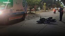 Un motociclista dio positivo en alcoholemia tras un choque en San Pedro: una menor resultó herida