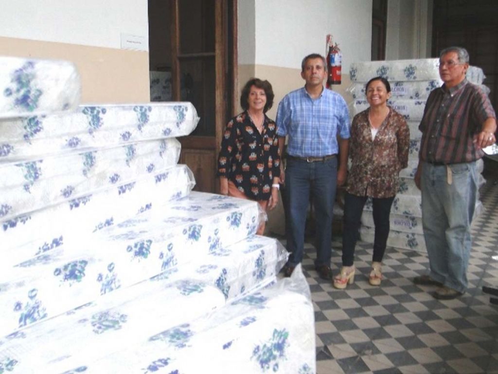 Donaciones en el Hogar San Antonio