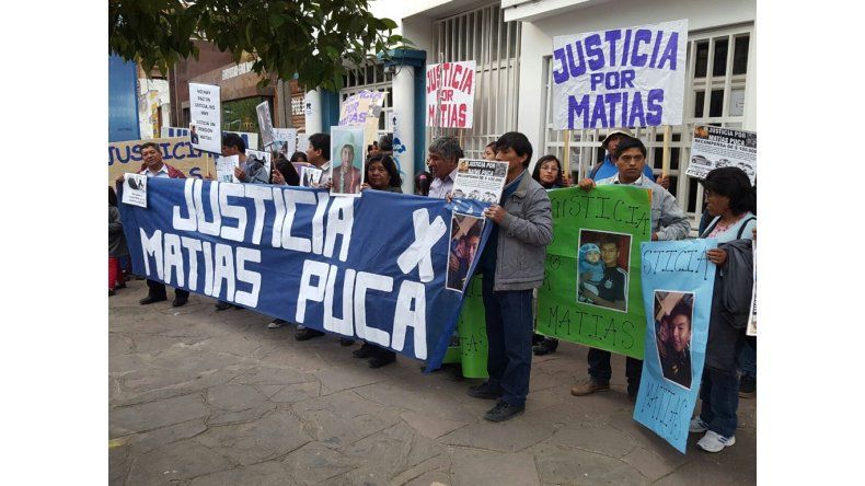Marcha por Matías Puca