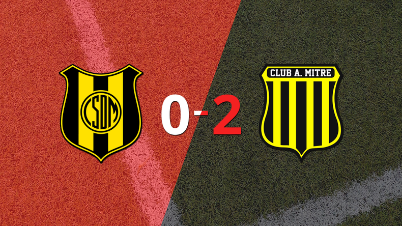 Mitre (SE) le ganó como visitante a Dep. Madryn por 2 a 0