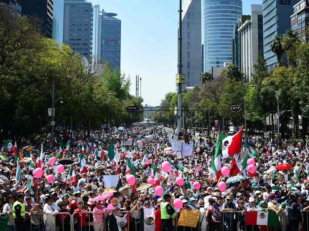 El pueblo mexicano en las calles