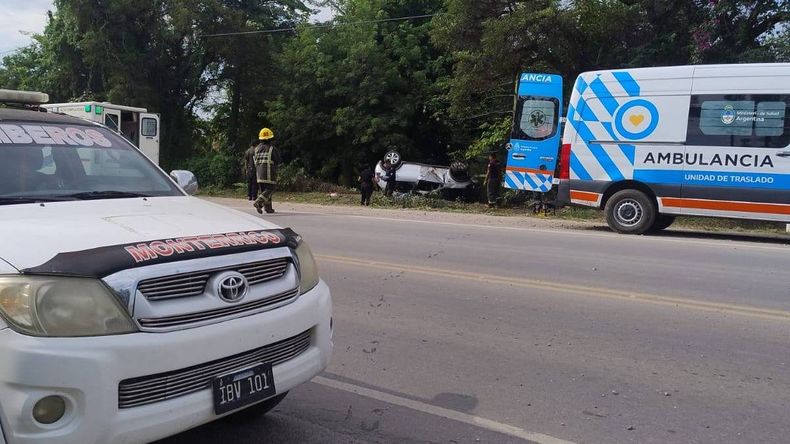 Siniestro en Ruta 34 de Monterrico