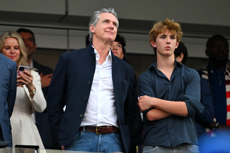 El gobernador de California Gavin | Foto: Patrick T. Fallon / AFP via Getty Images