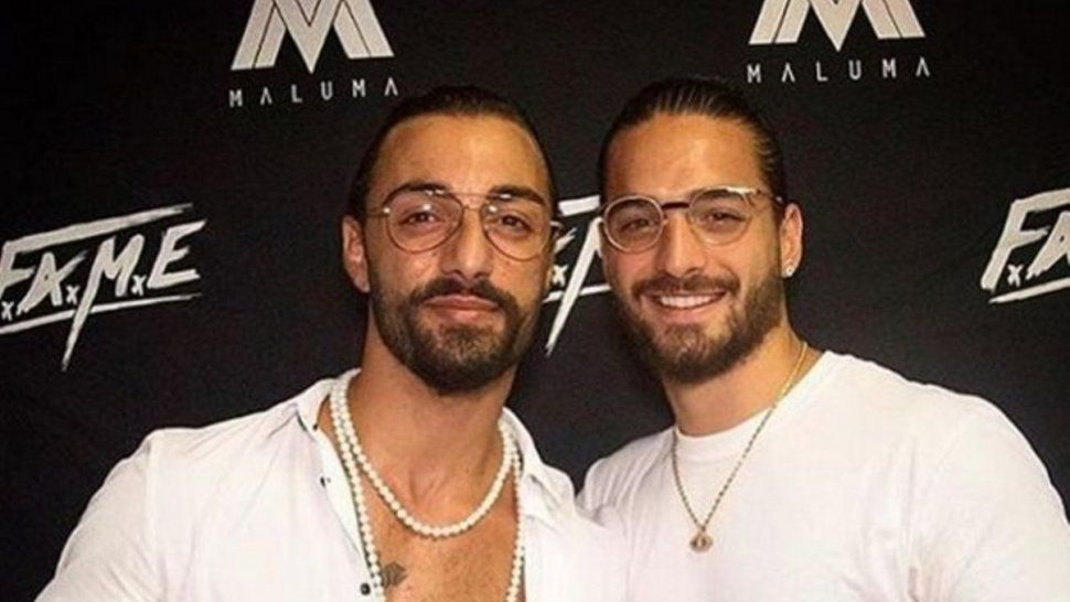 Maluma econtró a su clon en Italia. Conocelo