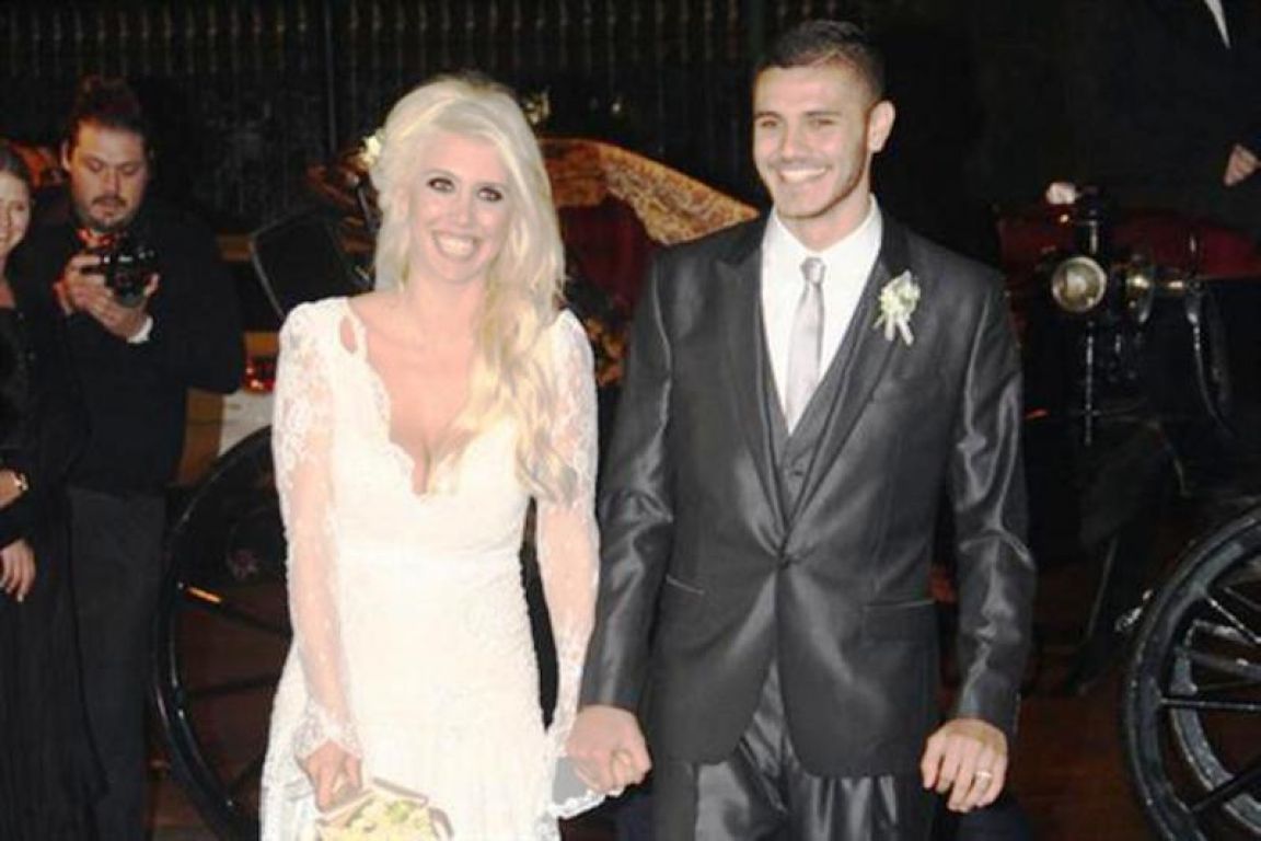 Se casaron Icardi y Wanda