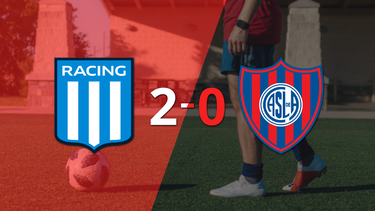Sólido triunfo de Racing Club por 2-0 frente a San Lorenzo