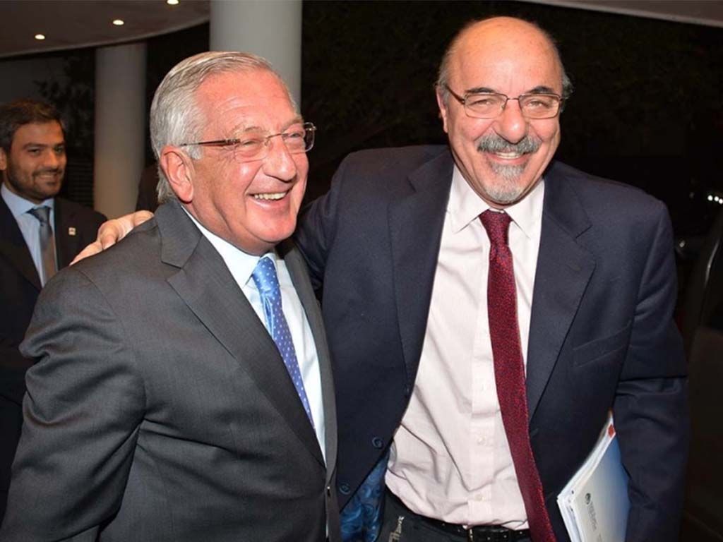 Fellner con el Ministro Tomada