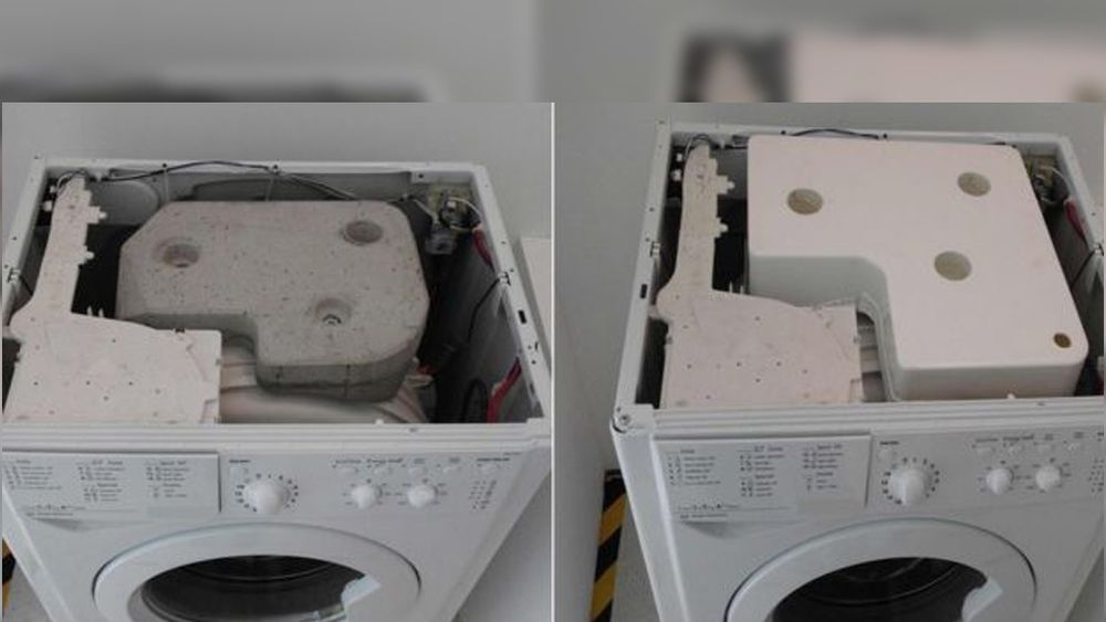 Lavarropas con bloque vs con recipiente