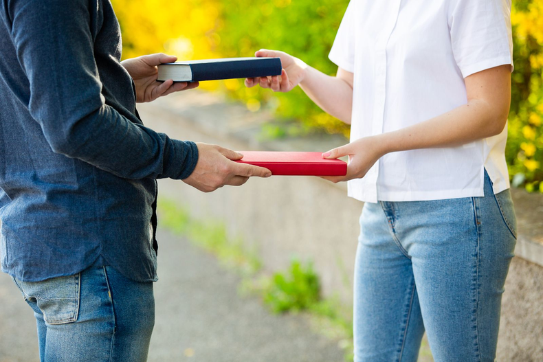 Canje de libros escolares en San Salvador de Jujuy (foto ilustrativa).