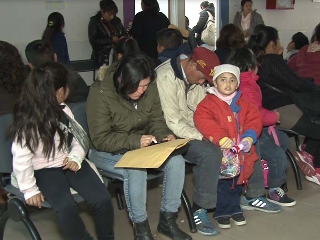 Gran demanda en los hospitales