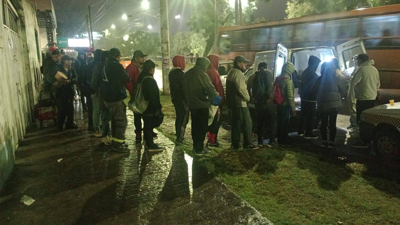 Personas en situación de calle. Personas en situación de calle.