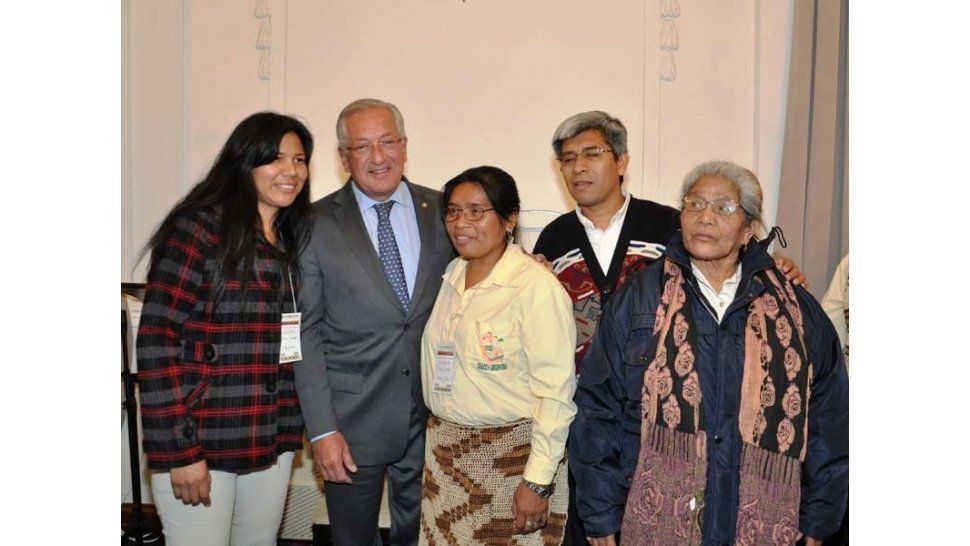 Fellner y comitiva