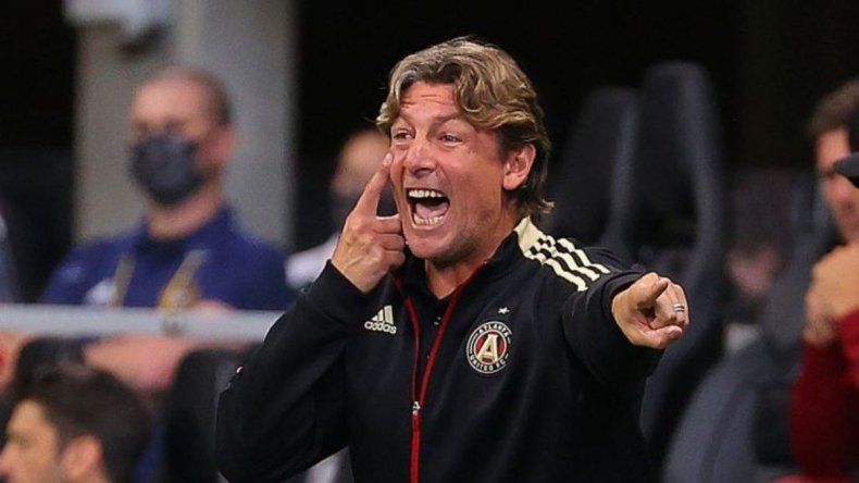 Heinze, durante su breve paso por Atlanta.