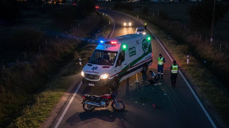 Imagen ilustrativa a accidentes de tránsito en Jujuy (Imagen con IA) El SAME 107 tiene un costo operativo de aproximadamente $280 millones mensuales para sostener su cobertura provincial; Jure también advirtió que movilizar una ambulancia por consultas no urgentes (como un control de presión) puede costar $230 mil. 