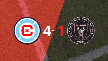 Chicago Fire le pasó por encima a Inter Miami con doblete de Xherdan Shaqiri