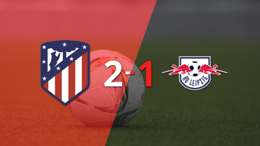Atlético de Madrid supera por 2-1 a RB Leipzig con gol agónico tras dar vuelta el partido