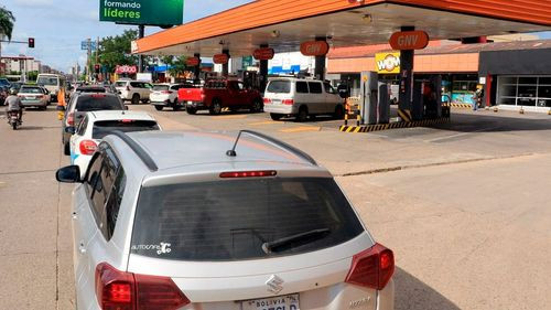 Crisis en el combustible de Bolivia.
