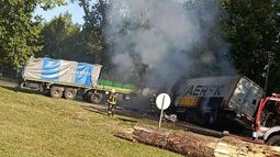 Murió un jujeñoen Rosario tras un choque frontal entre dos camiones