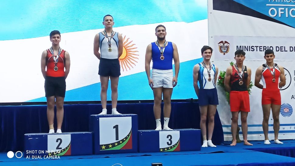 El jujeño Santiago Ferrari se consagró campeón sudamericano en “doble minitramp”