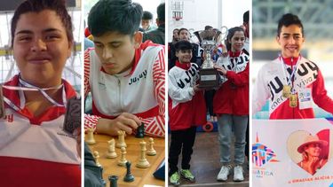 Algunos de los jóvenes que ganaron el oro.